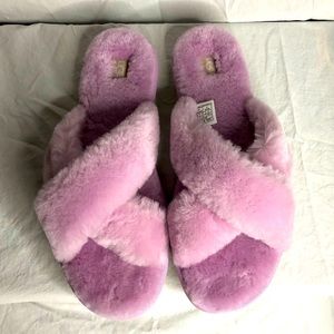 UGG FUZZETTE GENUINE SHEARLING SLIPPER